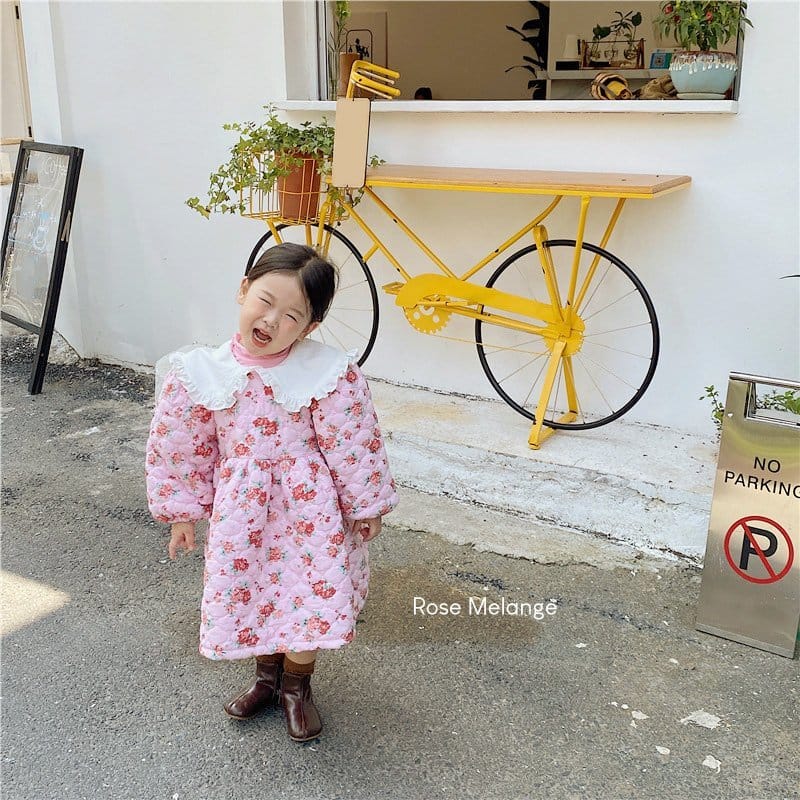 ROSE MELANGE - Korean Children Fashion - #Kfashion4kids - Rosa Quilting One-piece - 5