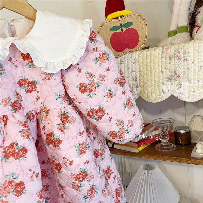 ROSE MELANGE - Korean Children Fashion - #Kfashion4kids - Rosa Quilting One-piece - 7