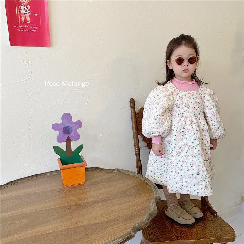 ROSE MELANGE - Korean Children Fashion - #Kfashion4kids - Angela Quilting One-piece - 4