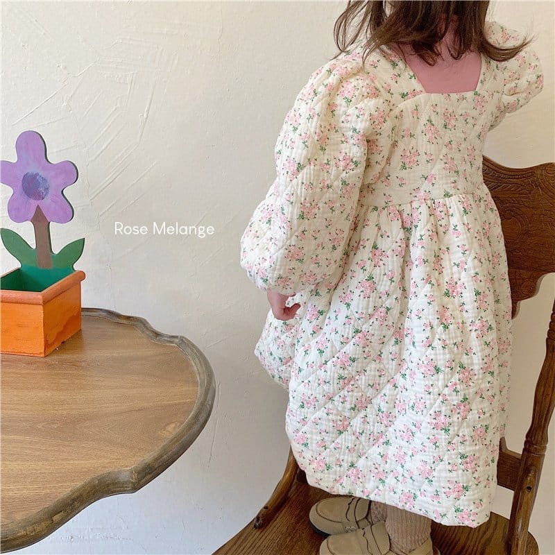 ROSE MELANGE - Korean Children Fashion - #Kfashion4kids - Angela Quilting One-piece - 7
