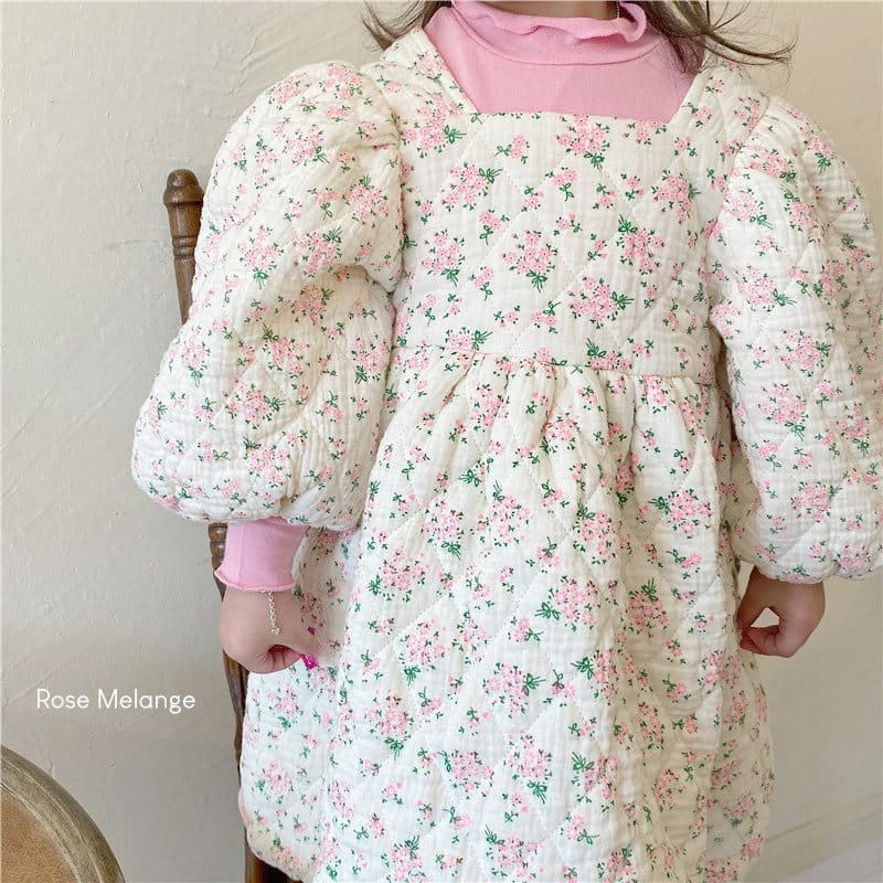 ROSE MELANGE - Korean Children Fashion - #Kfashion4kids - Angela Quilting One-piece - 8