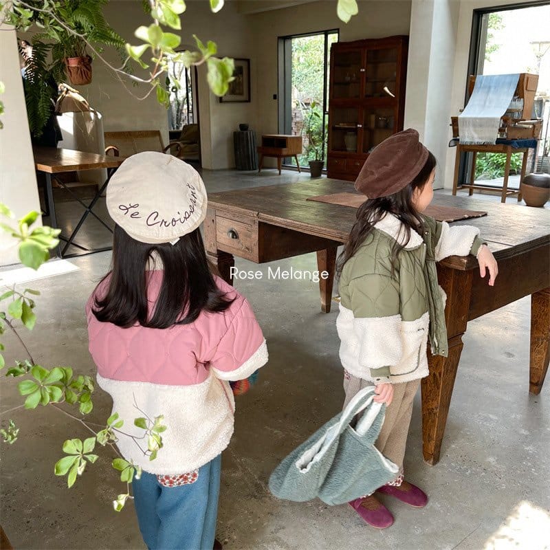 ROSE MELANGE - Korean Children Fashion - #Kfashion4kids - Half Dumble Quilting Jacket - 11