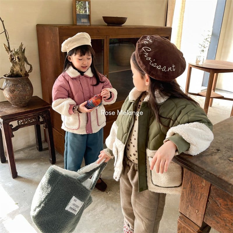 ROSE MELANGE - Korean Children Fashion - #Kfashion4kids - Half Dumble Quilting Jacket - 12