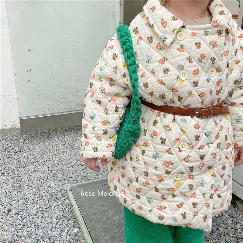 ROSE MELANGE - Korean Children Fashion - #Kfashion4kids - Gelda Quilting Double Coat - 4