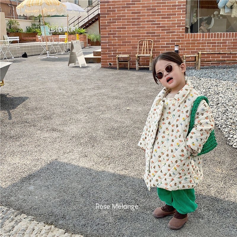 ROSE MELANGE - Korean Children Fashion - #Kfashion4kids - Gelda Quilting Double Coat - 5