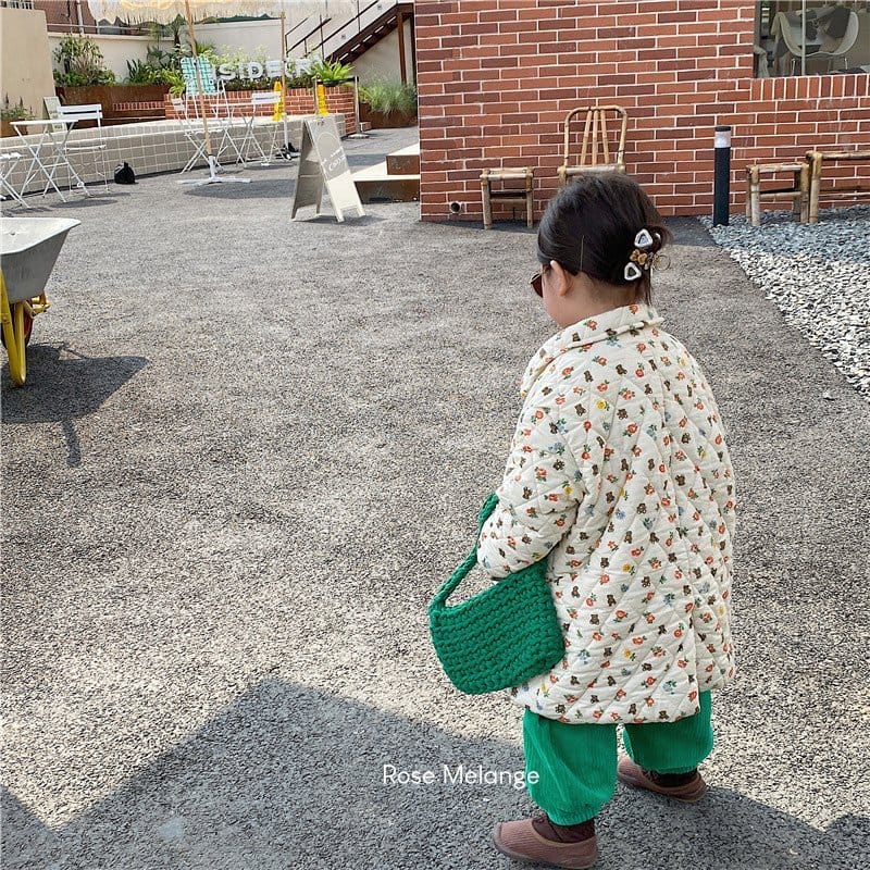 ROSE MELANGE - Korean Children Fashion - #Kfashion4kids - Gelda Quilting Double Coat - 6