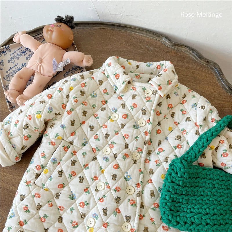 ROSE MELANGE - Korean Children Fashion - #Kfashion4kids - Gelda Quilting Double Coat - 7