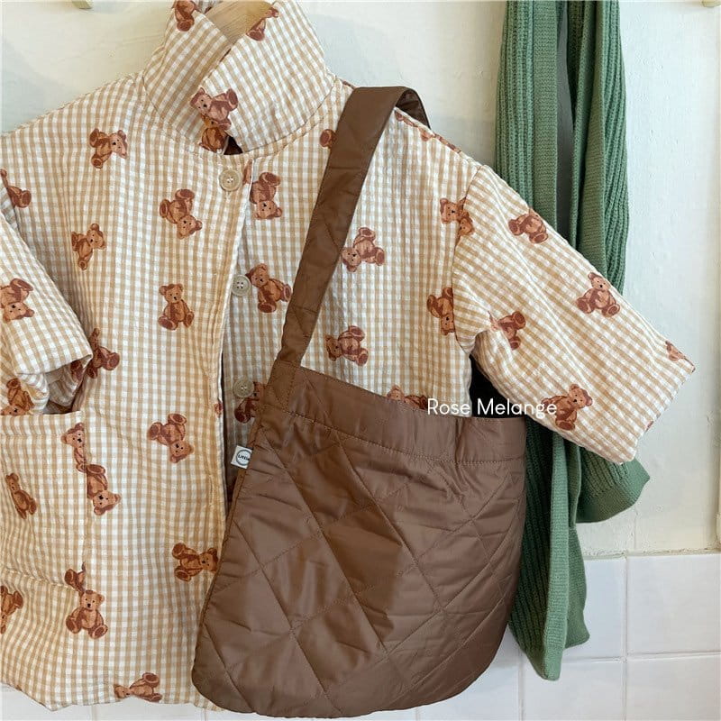 ROSE MELANGE - Korean Children Fashion - #Kfashion4kids - Bear Quilting Coat - 3