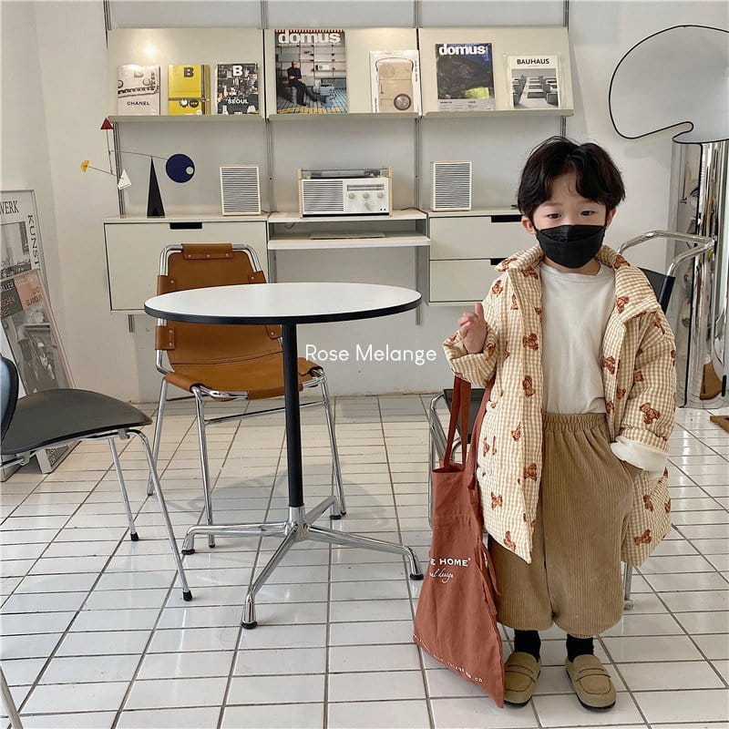 ROSE MELANGE - Korean Children Fashion - #Kfashion4kids - Bear Quilting Coat - 5
