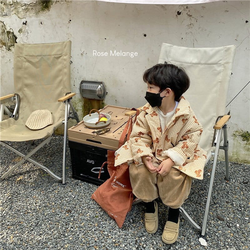 ROSE MELANGE - Korean Children Fashion - #Kfashion4kids - Bear Quilting Coat - 7