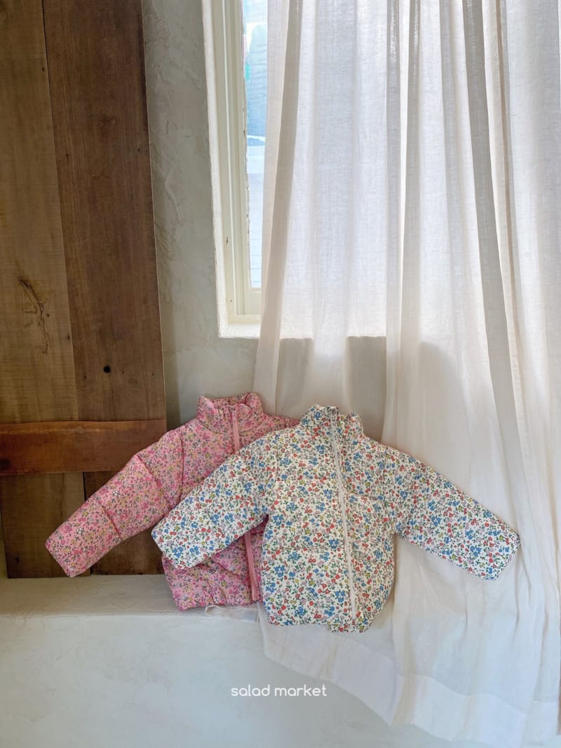 SALAD MARKET - Korean Children Fashion - #Kfashion4kids - Daisy Padding Jacket