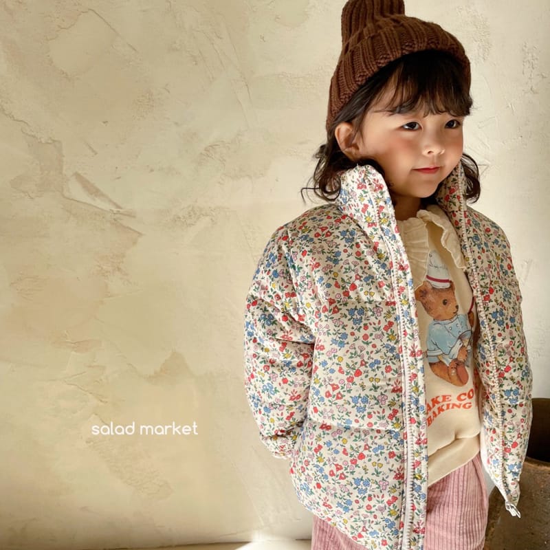 SALAD MARKET - Korean Children Fashion - #Kfashion4kids - Daisy Padding Jacket - 11