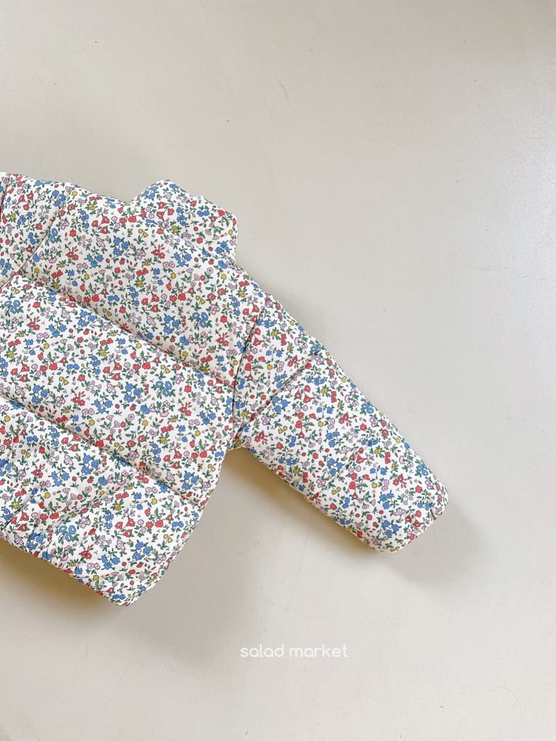 SALAD MARKET - Korean Children Fashion - #Kfashion4kids - Daisy Padding Jacket - 3