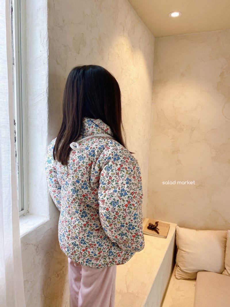 SALAD MARKET - Korean Children Fashion - #Kfashion4kids - Daisy Padding Jacket - 9