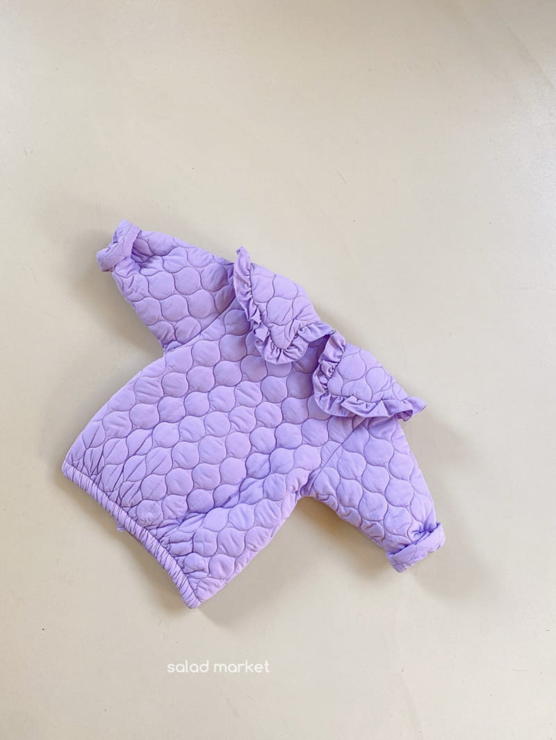 SALAD MARKET - Korean Children Fashion - #Kfashion4kids - Miu Frill Padding Coat - 7