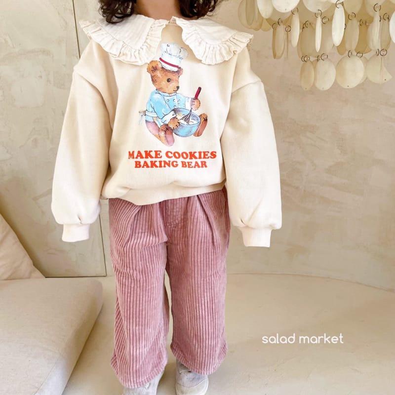 SALAD MARKET - Korean Children Fashion - #Kfashion4kids - Nana Frill Sweatshirt - 12