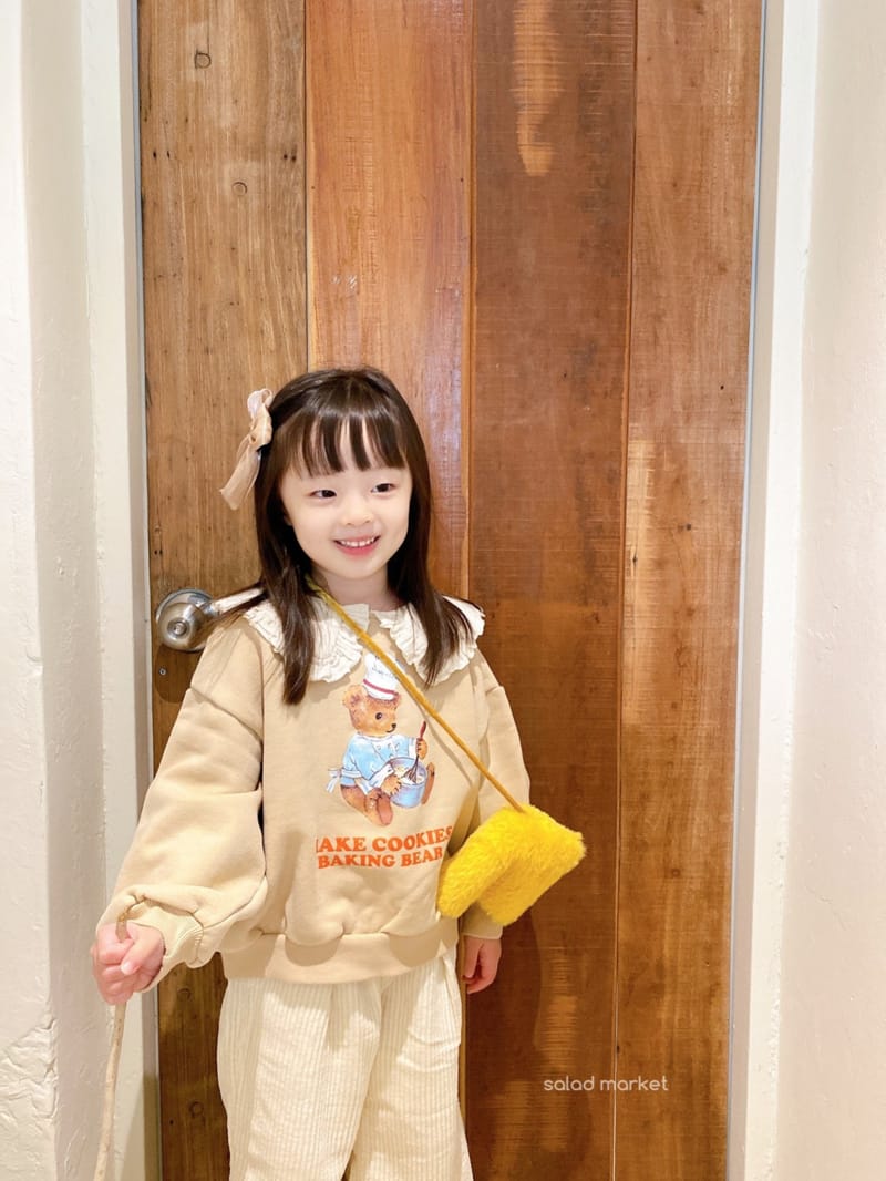 SALAD MARKET - Korean Children Fashion - #Kfashion4kids - Nana Frill Sweatshirt - 5