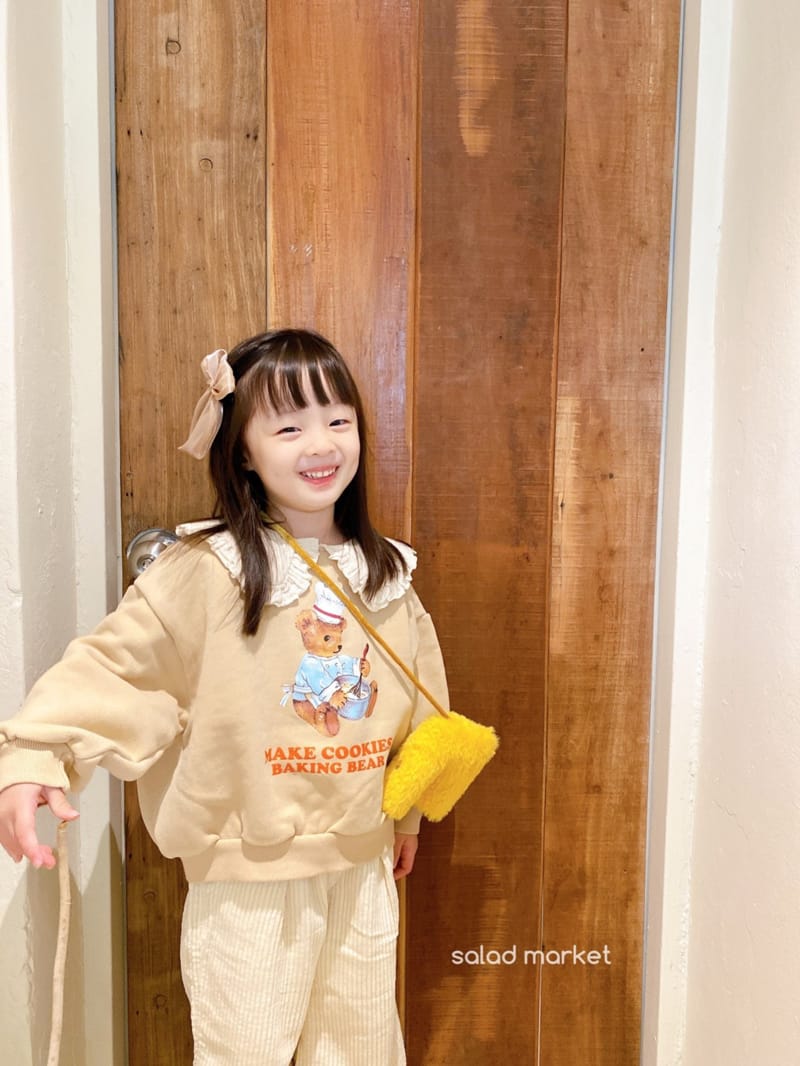 SALAD MARKET - Korean Children Fashion - #Kfashion4kids - Nana Frill Sweatshirt - 6