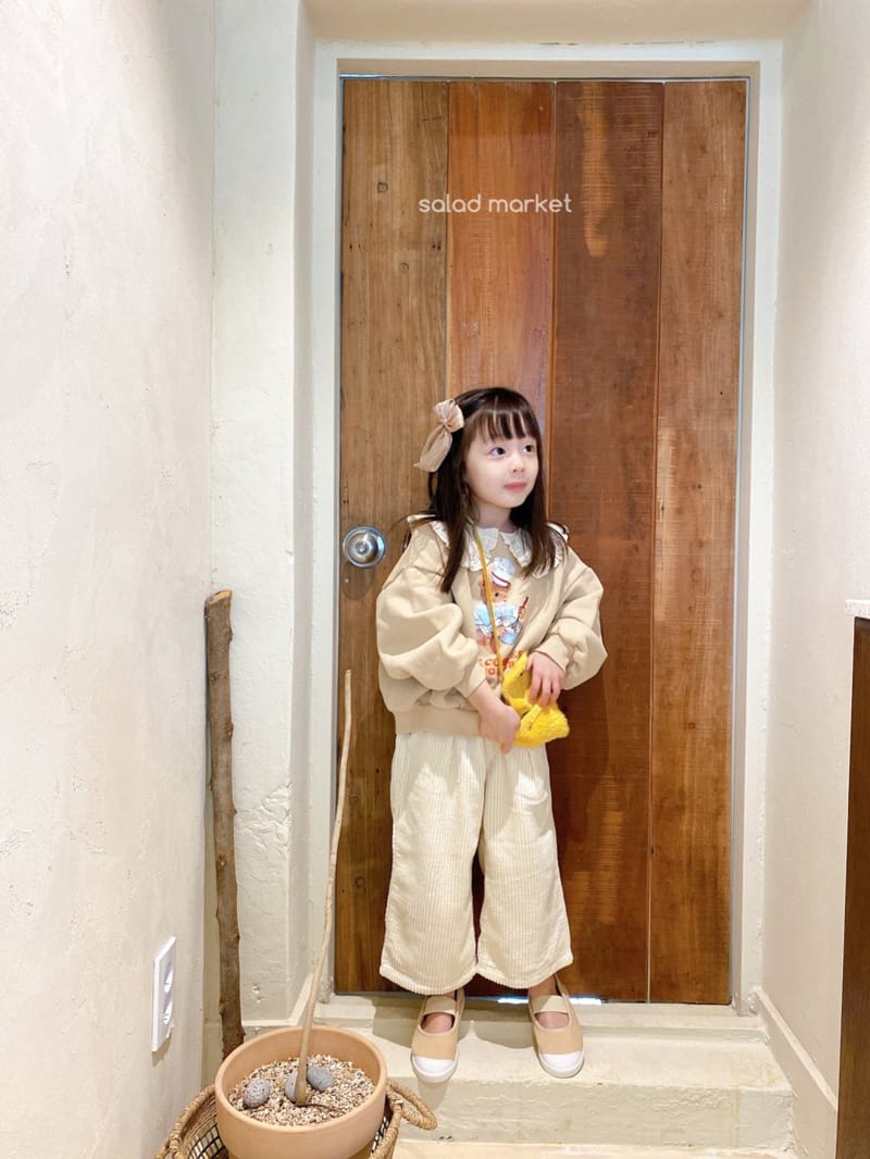 SALAD MARKET - Korean Children Fashion - #Kfashion4kids - Nana Frill Sweatshirt - 7