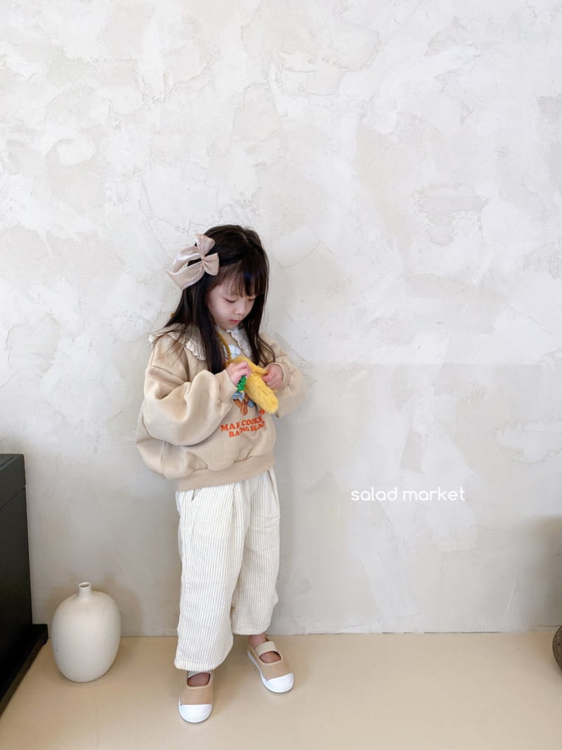 SALAD MARKET - Korean Children Fashion - #Kfashion4kids - Nana Frill Sweatshirt - 8