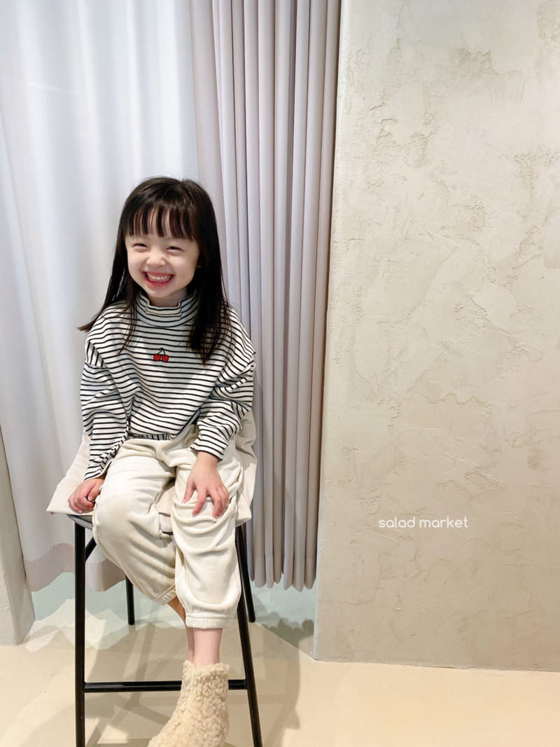 SALAD MARKET - Korean Children Fashion - #Kfashion4kids - Cherry Half Turtleneck - 10