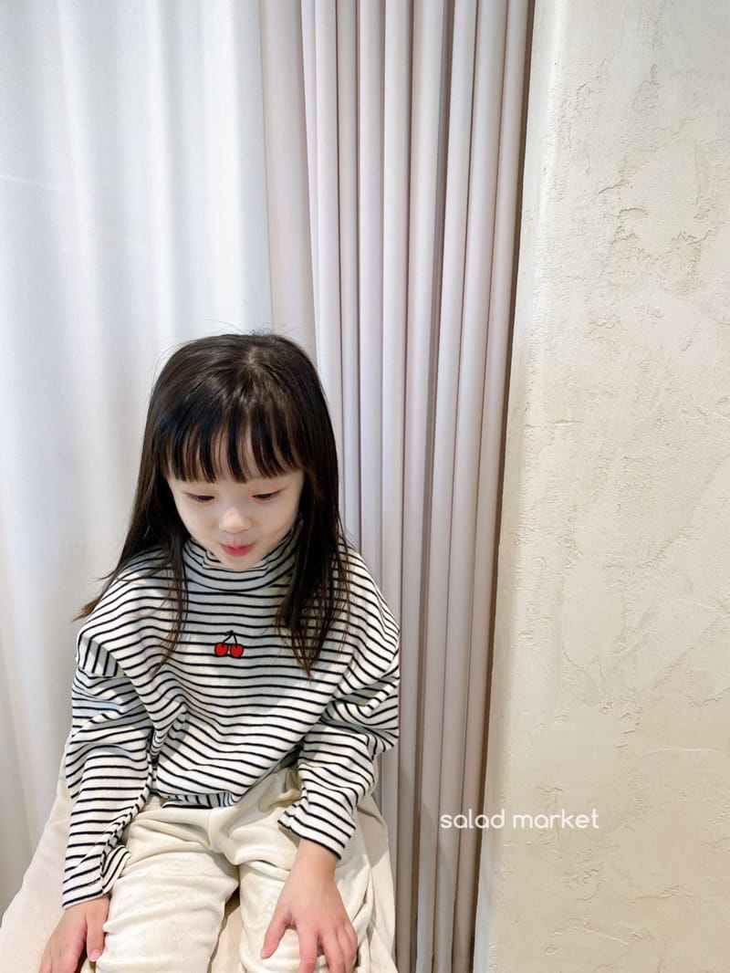 SALAD MARKET - Korean Children Fashion - #Kfashion4kids - Cherry Half Turtleneck - 11