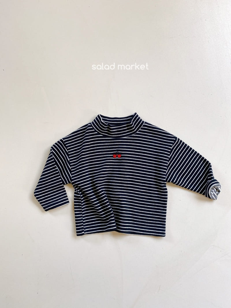 SALAD MARKET - Korean Children Fashion - #Kfashion4kids - Cherry Half Turtleneck - 4