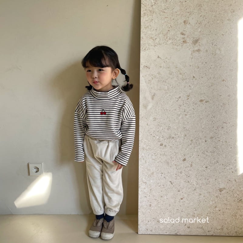SALAD MARKET - Korean Children Fashion - #Kfashion4kids - Cherry Half Turtleneck - 7