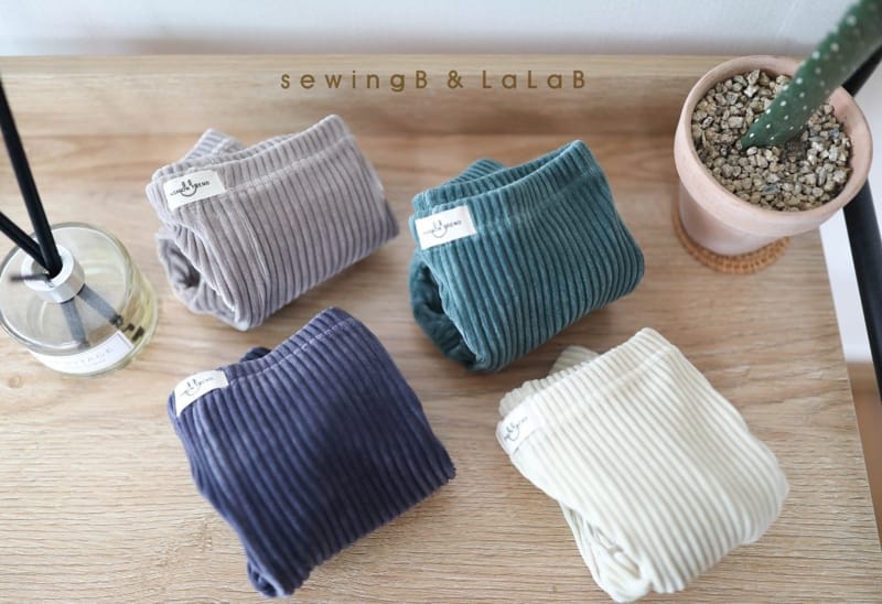 SEWING-B - Korean Children Fashion - #Kfashion4kids - Velvet Rib Leggings - 3