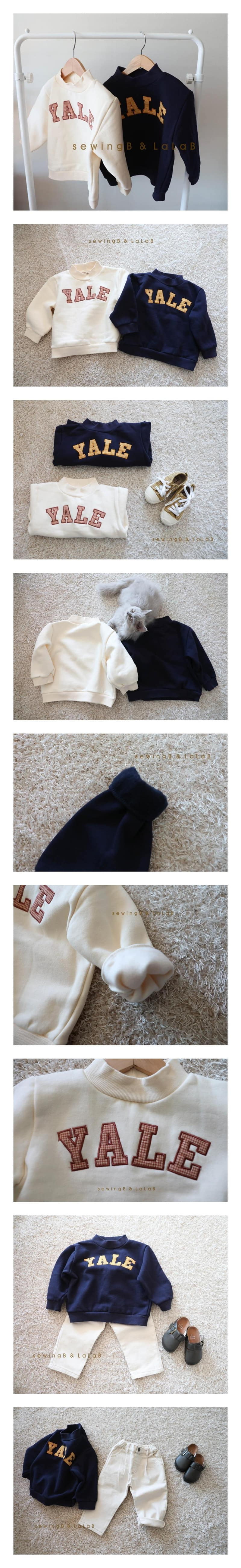 SEWING-B - Korean Children Fashion - #Kfashion4kids - Yale Embroidery Sweatshirt - 2