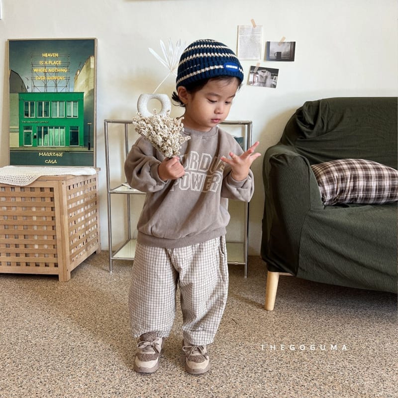 SHINSEAGE KIDS - Korean Children Fashion - #Kfashion4kids - Check Bonding Pants - 3