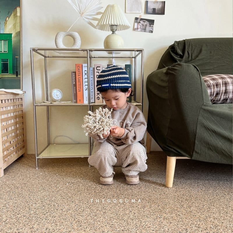 SHINSEAGE KIDS - Korean Children Fashion - #Kfashion4kids - Check Bonding Pants - 4