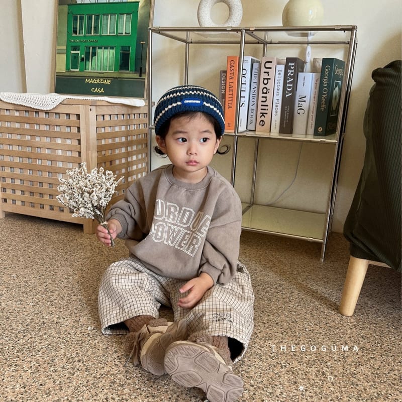 SHINSEAGE KIDS - Korean Children Fashion - #Kfashion4kids - Check Bonding Pants - 5
