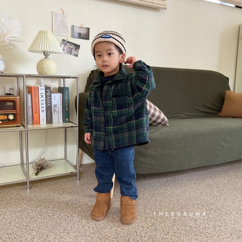 SHINSEAGE KIDS - Korean Children Fashion - #Kfashion4kids - Jue Jue Check Shirt