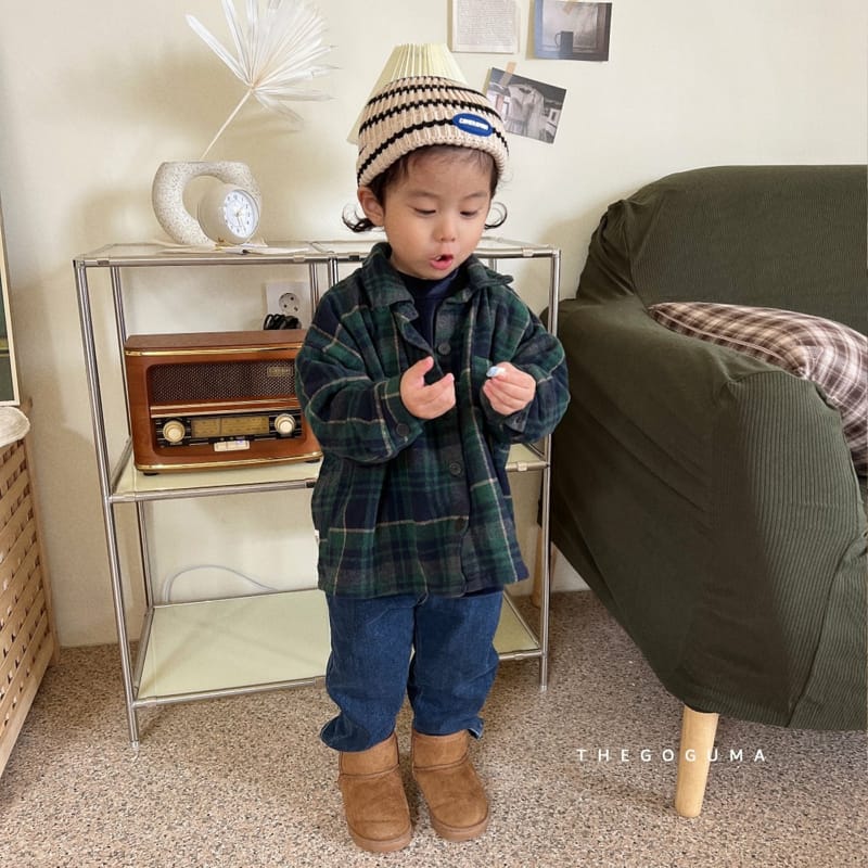 SHINSEAGE KIDS - Korean Children Fashion - #Kfashion4kids - Jue Jue Check Shirt - 2