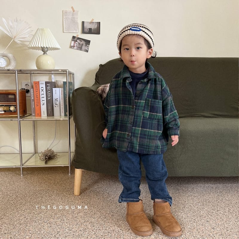 SHINSEAGE KIDS - Korean Children Fashion - #Kfashion4kids - Jue Jue Check Shirt - 3