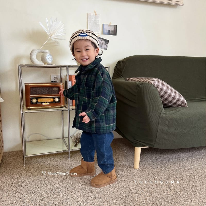 SHINSEAGE KIDS - Korean Children Fashion - #Kfashion4kids - Jue Jue Check Shirt - 4