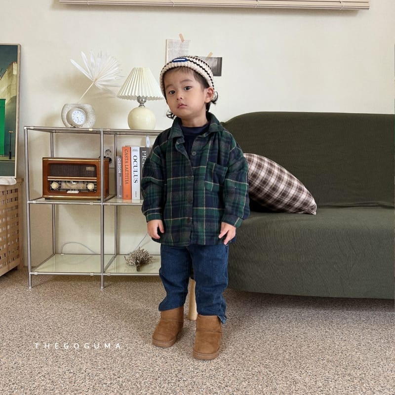 SHINSEAGE KIDS - Korean Children Fashion - #Kfashion4kids - Jue Jue Check Shirt - 7