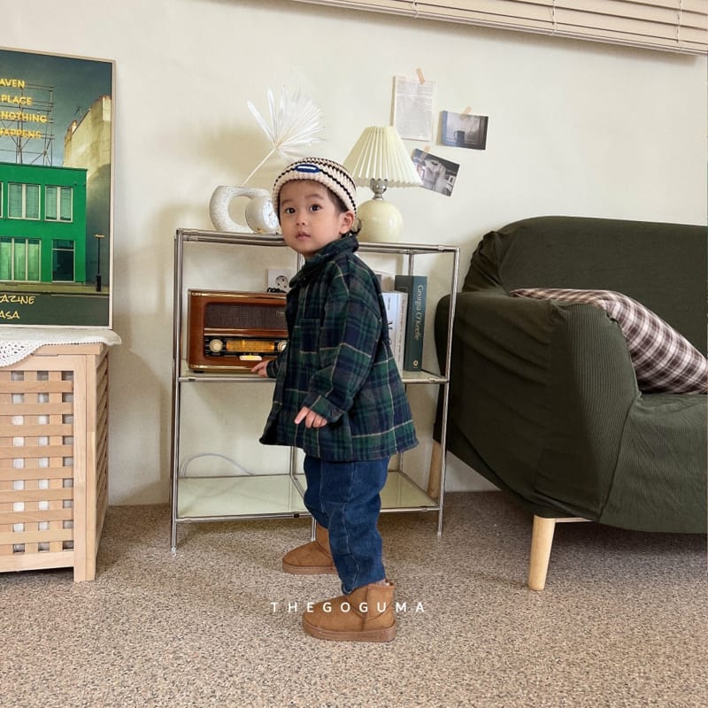 SHINSEAGE KIDS - Korean Children Fashion - #Kfashion4kids - Damage Fleece Jeans - 3