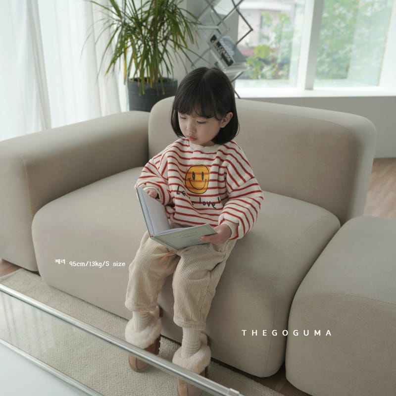 SHINSEAGE KIDS - Korean Children Fashion - #Kfashion4kids - Smile Stripes Sweatshirt - 10