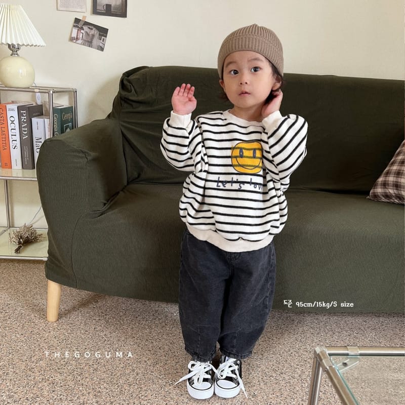 SHINSEAGE KIDS - Korean Children Fashion - #Kfashion4kids - Smile Stripes Sweatshirt - 4