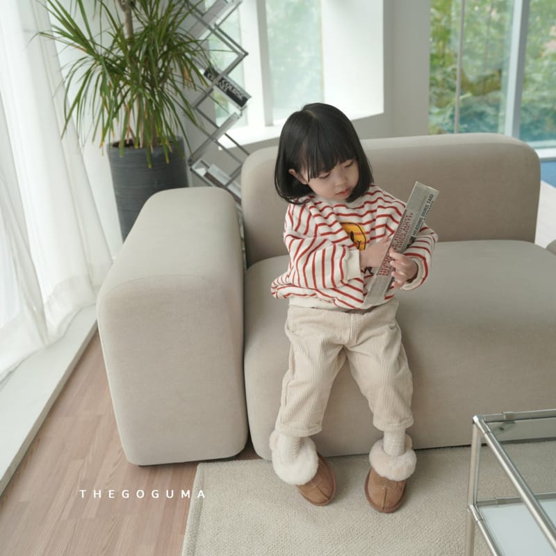 SHINSEAGE KIDS - Korean Children Fashion - #Kfashion4kids - Smile Stripes Sweatshirt - 9