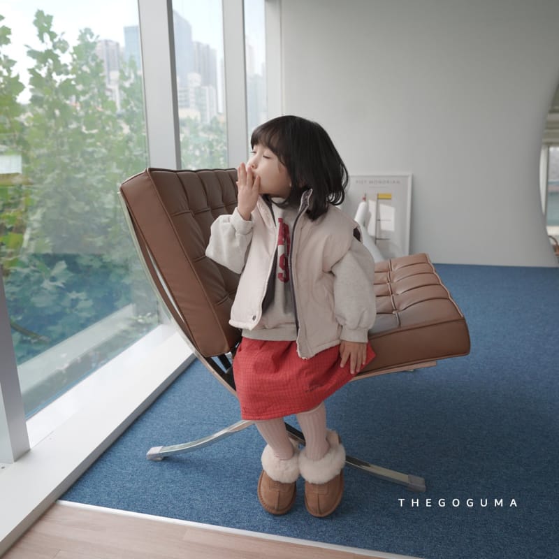 SHINSEAGE KIDS - Korean Children Fashion - #Kfashion4kids - Check Bonding Skirt - 3