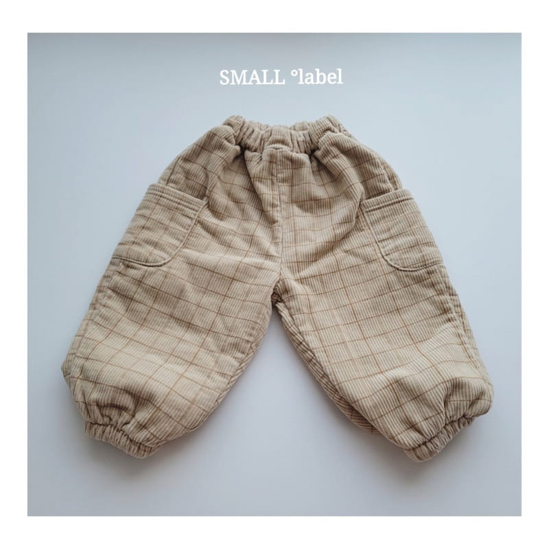 SMALL LABEL - Korean Children Fashion - #Kfashion4kids - Rib Check Pants - 12