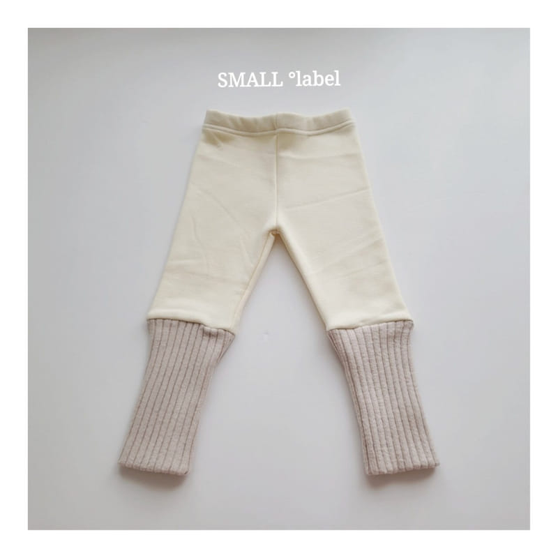 SMALL LABEL - Korean Children Fashion - #Kfashion4kids - Mint Two Tone Warmer Leggings - 12