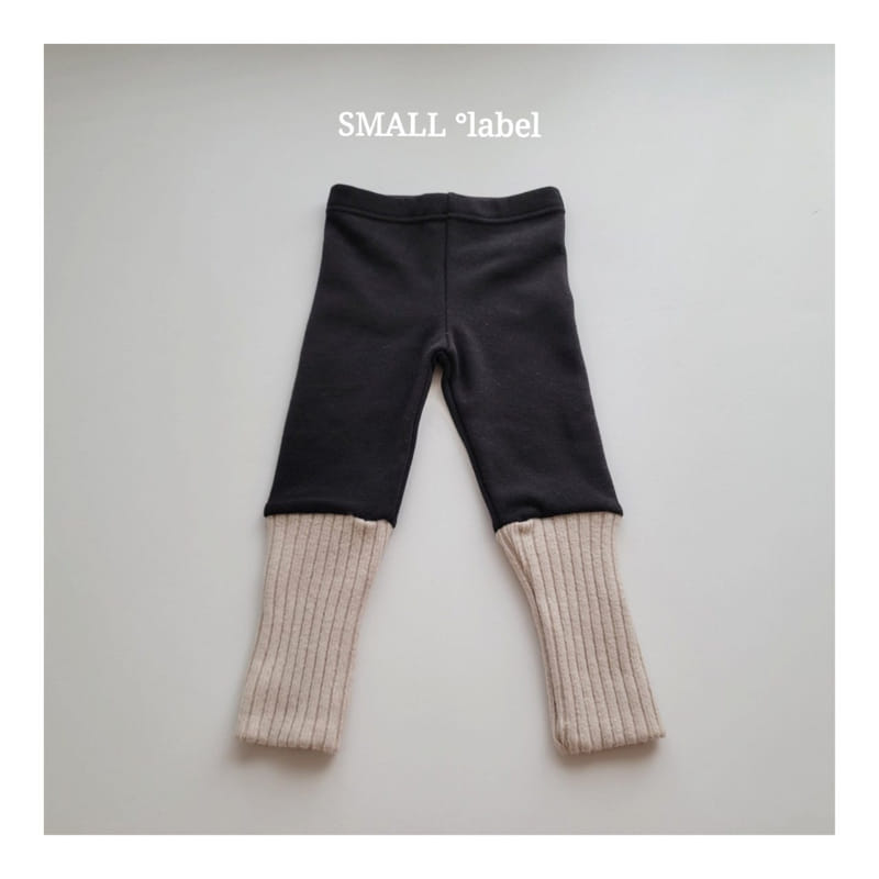 SMALL LABEL - Korean Children Fashion - #Kfashion4kids - Mint Two Tone Warmer Leggings - 6