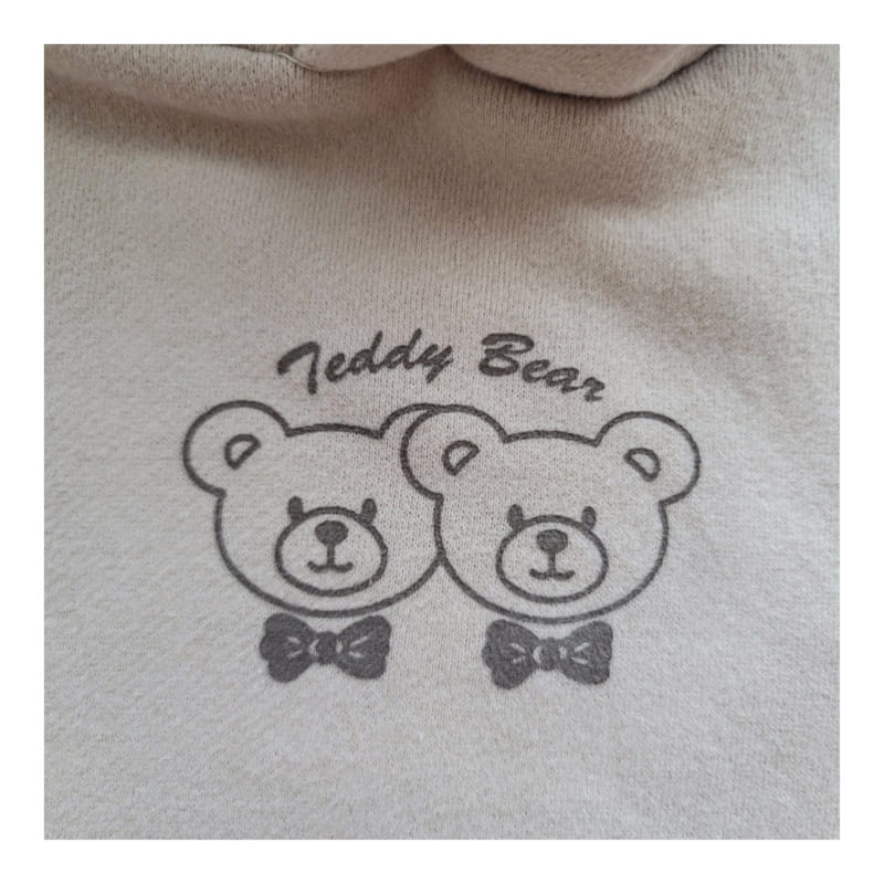 SMALL LABEL - Korean Children Fashion - #Kfashion4kids - Teddu Hoody One-piece - 8