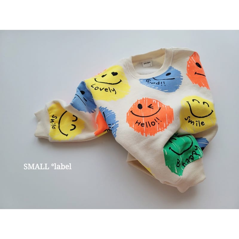 SMALL LABEL - Korean Children Fashion - #Kfashion4kids - Smile Sweatshirt - 4