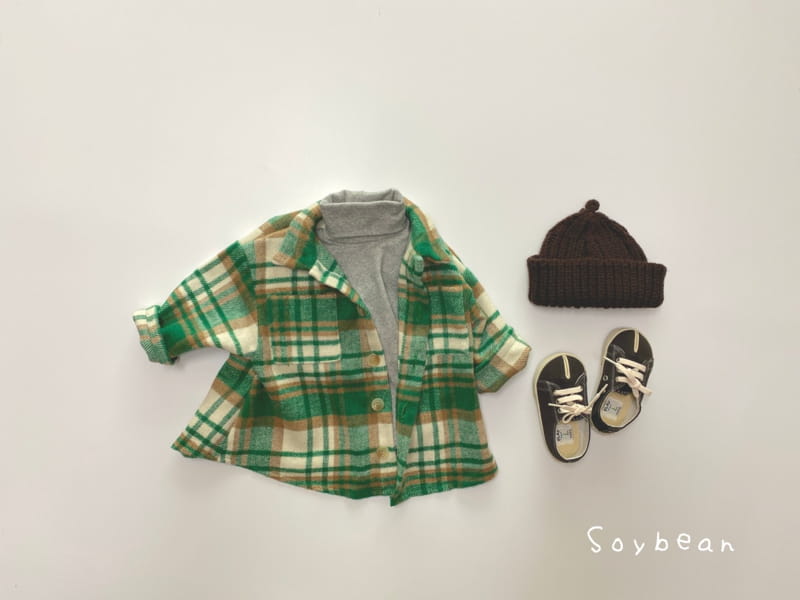 SOYBEAN - Korean Children Fashion - #Kfashion4kids - Dotom Long Check Shirt