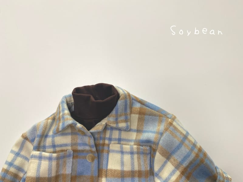 SOYBEAN - Korean Children Fashion - #Kfashion4kids - Dotom Long Check Shirt - 4